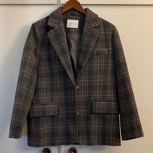 Eterna Gray Wool Blend Jacket